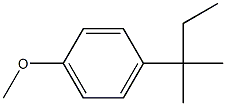 4-(1,1-Dimethylpropyl)anisole Struktur