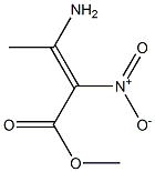 (Z)-3-Amino-2-nitro-2-butenoic acid methyl ester Struktur