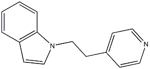 1-[2-(4-Pyridyl)ethyl]-1H-indole Struktur