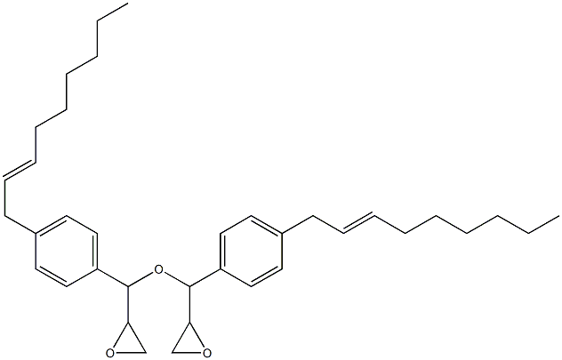 4-(2-Nonenyl)phenylglycidyl ether Struktur