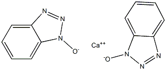 Calcium bis(1H-benzotriazole-1-olate) Struktur