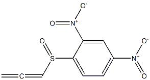 1-[(2,4-Dinitrophenyl)sulfinyl]allene Struktur