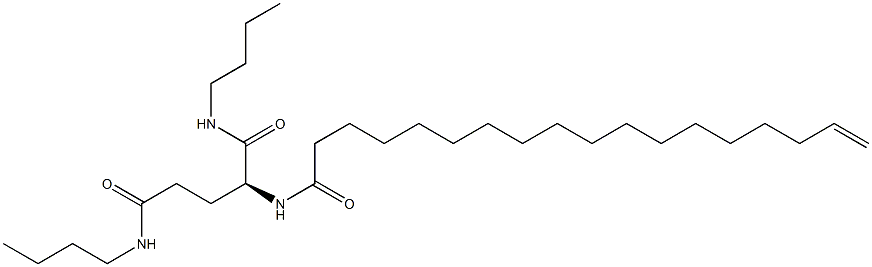 N2-(17-Octadecenoyl)-N1,N5-dibutylglutaminamide Struktur