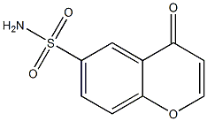 4-Oxo-4H-1-benzopyran-6-sulfonamide Struktur