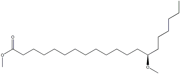 [R,(+)]-14-Methoxyicosanoic acid methyl ester Struktur