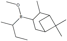 (2,6,6-Trimethylbicyclo[3.1.1]heptan-3-yl)sec-butyl(methoxy)borane Struktur