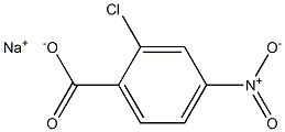 2-Chloro-4-nitrobenzoic acid sodium salt Struktur