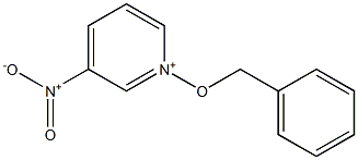 3-Nitro-1-(benzyloxy)pyridin-1-ium Struktur