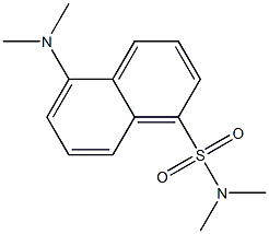 5-Dimethylamino-N,N-dimethyl-1-naphthalenesulfonamide Struktur