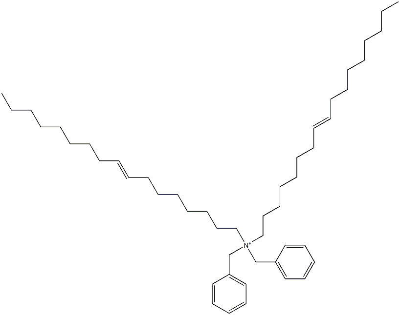 Di(8-heptadecenyl)dibenzylaminium Struktur