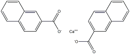 Bis(2-naphthalenecarboxylic acid)calcium salt Struktur