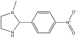 1-Methyl-2-(4-nitrophenyl)imidazolidine Struktur