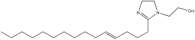 2-(4-Pentadecenyl)-2-imidazoline-1-ethanol Struktur