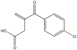 3-(4-Chlorophenylcarbonyl)-3-butenoic acid Struktur