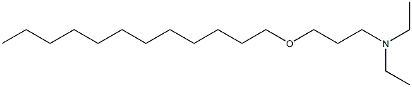 N,N-Diethyl-3-(dodecyloxy)propylamine Struktur