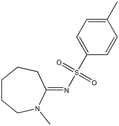 1-Methyl-2-(tosylimino)hexahydro-1H-azepine Struktur