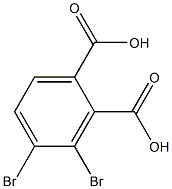 3,4-Dibromophthalic acid Struktur