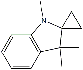 1,3,3-Trimethylspiro[indoline-2,1'-cyclopropane] Struktur