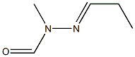 2-Propylidene-1-methylhydrazinecarbaldehyde Struktur