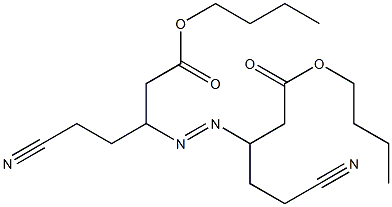 3,3'-Azobis(5-cyanovaleric acid)dibutyl ester Struktur