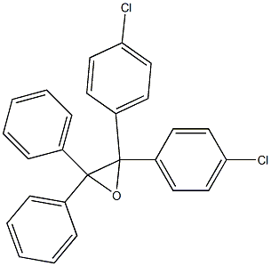 2,2-Diphenyl-3,3-bis(4-chlorophenyl)oxirane Struktur