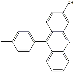 9-(4-Methylphenyl)-3-hydroxyacridine Struktur