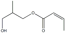 2-Methyl-1,3-propanediol 1-isocrotonate Struktur