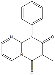 1-Phenyl-3-methyl-1,9a-dihydro-2H-pyrimido[1,2-a]pyrimidine-2,4(3H)-dione Struktur