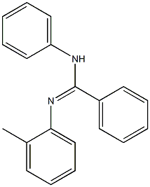 N-Phenyl-N'-(2-methylphenyl)benzamidine Struktur