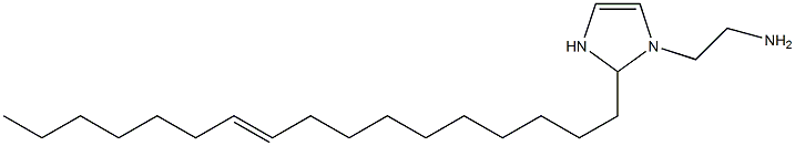 1-(2-Aminoethyl)-2-(10-heptadecenyl)-4-imidazoline Struktur