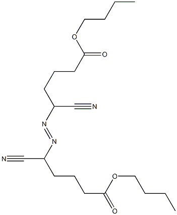 5,5'-Azobis(5-cyanovaleric acid)dibutyl ester Struktur