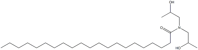 N,N-Bis(2-hydroxypropyl)henicosanamide Struktur