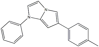 6-(4-Methylphenyl)-1-phenyl-1H-pyrrolo[1,2-a]imidazole Struktur