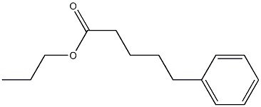 5-Phenylpentanoic acid propyl ester Struktur