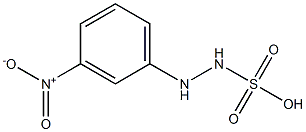 2-(m-Nitrophenyl)hydrazinesulfonic acid Struktur