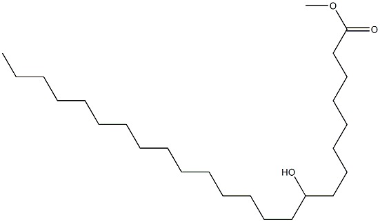 9-Hydroxytetracosanoic acid methyl ester Struktur