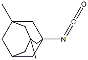 3,5-Dimethyladamantan-1-yl isocyanate Struktur