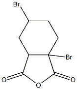 1,4-Dibromohexahydrophthalic anhydride Struktur