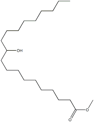 11-Hydroxyicosanoic acid methyl ester Struktur