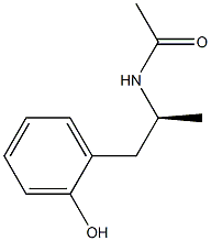 N-[(S)-2-(2-Hydroxyphenyl)-1-methylethyl]acetamide Struktur