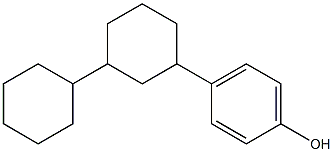 4-(3-Cyclohexylcyclohexyl)phenol Struktur