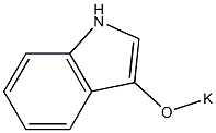 3-Potassiooxy-1H-indole Struktur