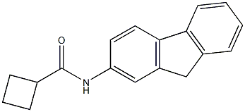 N-(9H-Fluoren-2-yl)cyclobutanecarboxamide Struktur