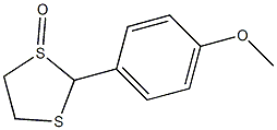 2-(4-Methoxyphenyl)-1,3-dithiolane 1-oxide Struktur