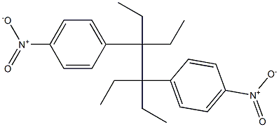 3,4-Diethyl-3,4-bis(4-nitrophenyl)hexane Struktur