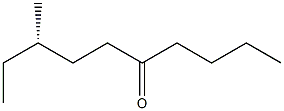 [S,(+)]-8-Methyl-5-decanone Struktur