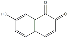 7-Hydroxy-1,2-naphthoquinone Struktur