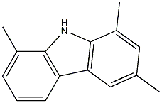 1,3,8-Trimethyl-9H-carbazole Struktur