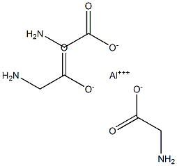 Triglycine aluminum salt Struktur