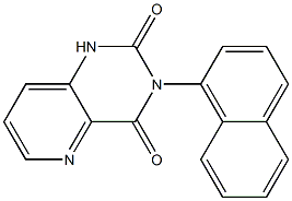 1,3-Dihydro-3-(1-naphtyl)pyrido[3,2-d]pyrimidine-2,4-dione Struktur